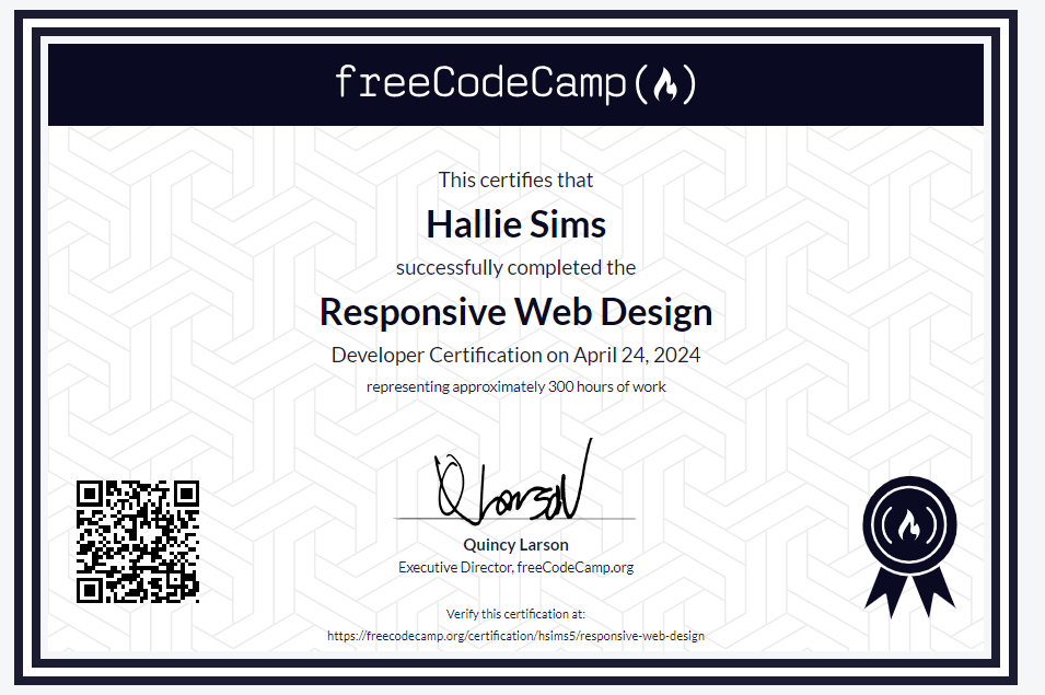 FCC RWD Certificate